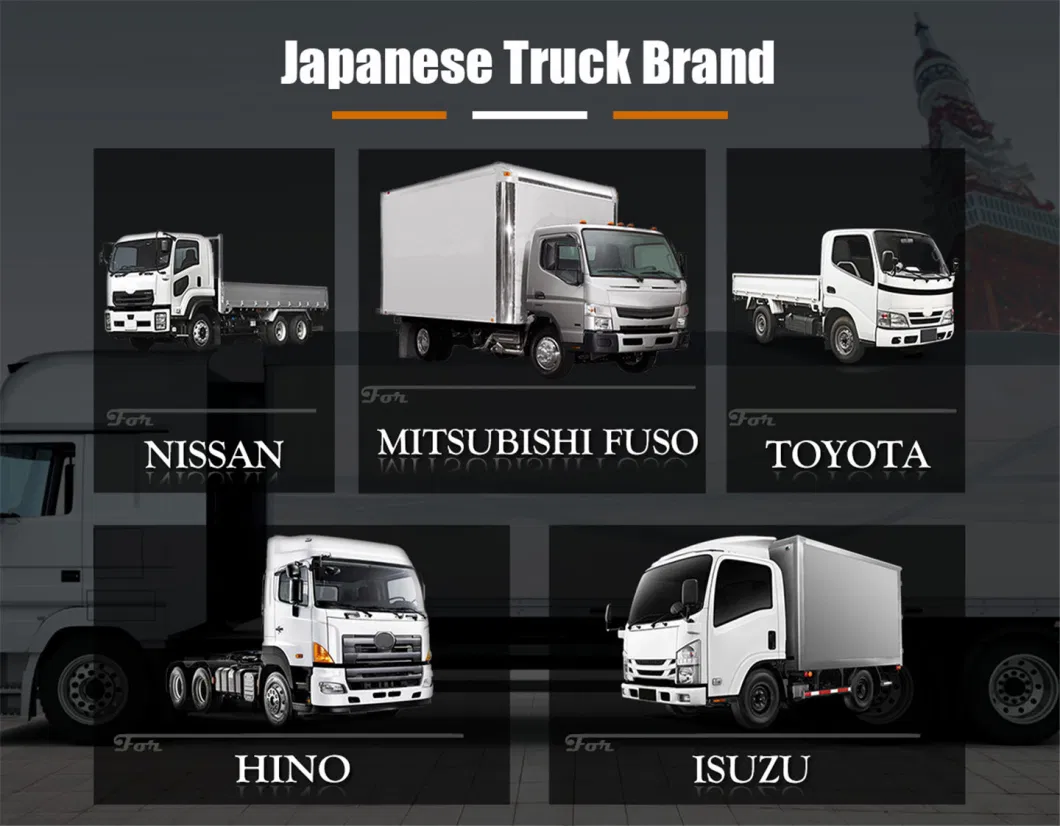 Engine/Brake/Chassis/ Body /Transmission/Electrical Spare Parts Truck Parts for Isuzu/ Mitsubishi/ Hino/Mercedes-Benz/Volvo/Man/Scania/Renault/Daf/Iveco/Toyota